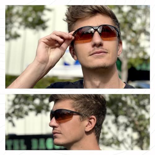 Calabria 91348 2 Pack Bulk Bifocal Safety Glasses +1.50 Copper/Yellow Men Women Wraparound Eye Protection Protective Eyewear - color: Copper Orange/Yellow (2 Pack)