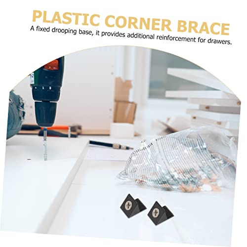 100pcs Shelf Support Accessories Fastener Easy Install Plastic Furniture Repair - size: 2.5X1.3CM