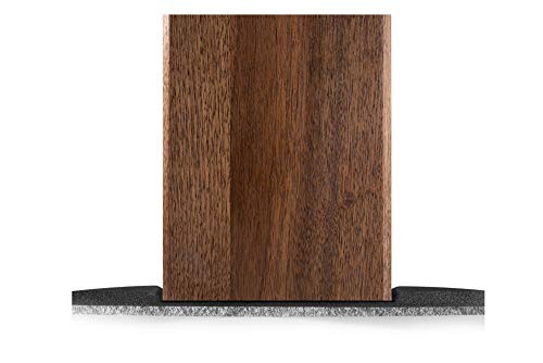 Super Sliders 9 1/2” x 5 3/4” Reusable XL Heavy Furniture Sliders, Felt Floor Protectors for Hardwood Floors, Brown (4 Pack)