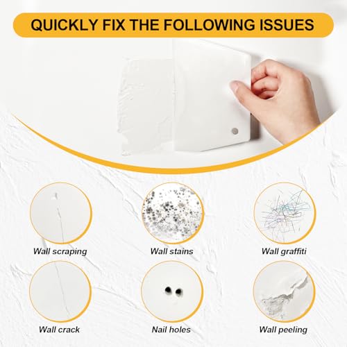 Drywall Repair Kit, 12.2oz Wall Patch Repair Kit, Spackle Wall Repair with Wall Patches/Sanding Sponge/Putty Knife/Scrapers/Gloves, Wall Mending Agent, Wall Surface Hole Fill Quick and Easy Solution