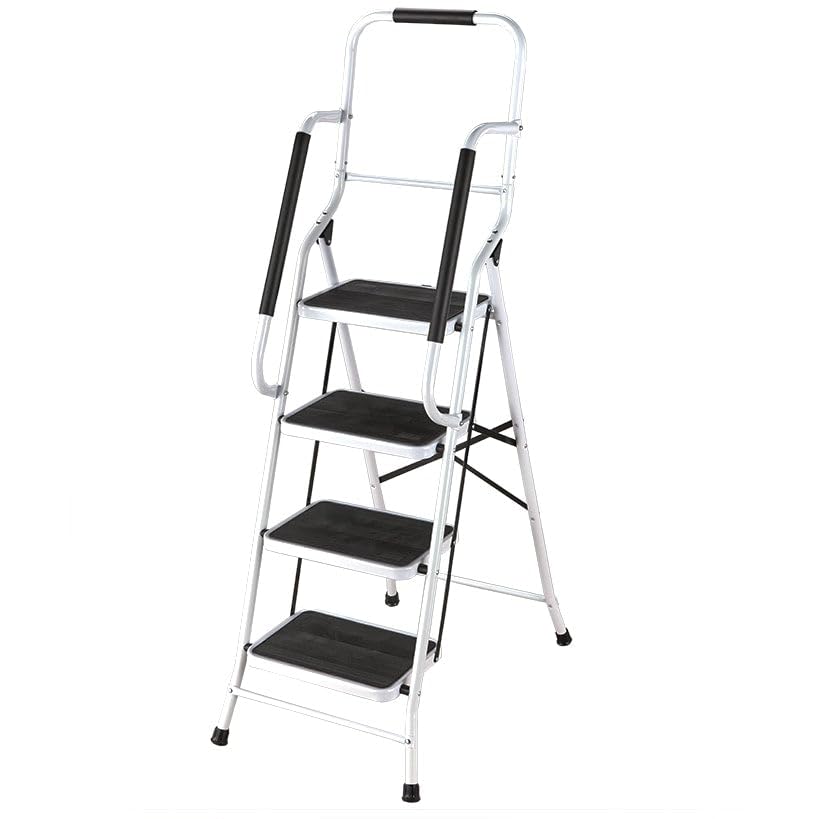 3 Step Ladder or 4 Step Ladder with Handrails or Ladder Tool Caddy - 4-Step Ladder - style: 4-Step Ladder