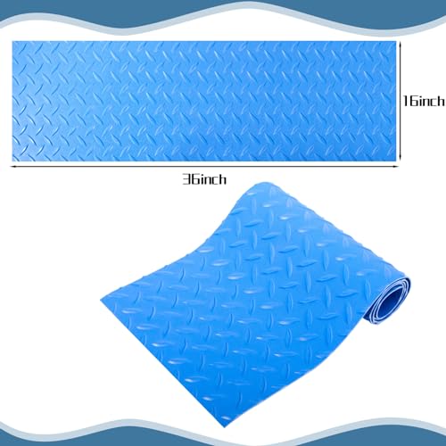 16x36 inches Swimming Pool Ladder Mat Protective Swimming Pool Step Pad for Above Ground Swimming Pool Ladder Pad Vinyl Non-Slip Pool Liner - size: 16x36 inches