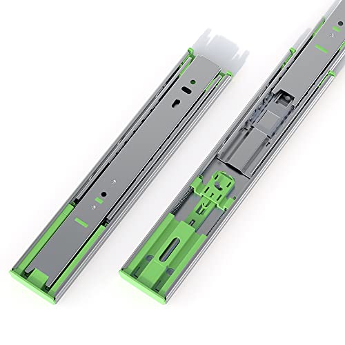 FivePears 1 Pairs 10 Inch Heavy Duty Soft Close Drawer Slides, 150 Lb Load Capacity Full Extension Ball Bearing Side Mount Drawer Runner, Rv Tool Box Kitchen Cabinet Drawer Self Closing Glide Rails - size: 10 Inch