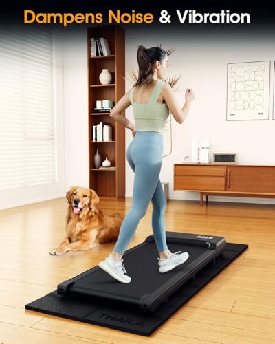 Treadmill Walking Pad Mat for Carpet Floors 71x32,1/4“Thick Treadmill Mat for Hardwood Floors,Mat for Under Exercise Equipment on Carpet,Noise Shock Absorption - size: 71"L x 32"W x 0.24"Th