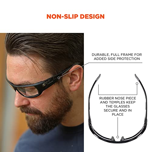 Ergodyne Skullerz ODIN Anti Scratch Safety Glasses, Anti-Fog, ANSI z87.1 - color: In/Outdoor Lens