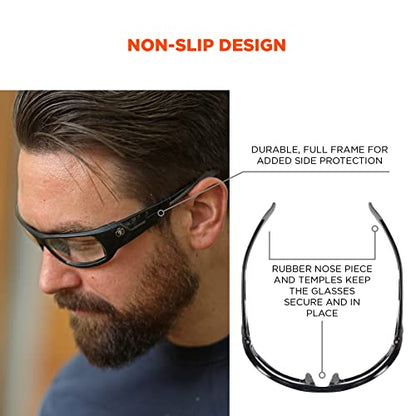 Ergodyne Skullerz ODIN Anti Scratch Safety Glasses, Anti-Fog, ANSI z87.1 - color: In/Outdoor Lens
