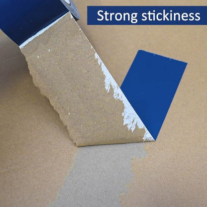 BOMEI PACK Dark Blue Sticky Duct Tape Heavy Duty Strong Industrial Color Duct Tape 3.6inch x 72yds for Packing and Repairing 1Pack - color: Dark Blue