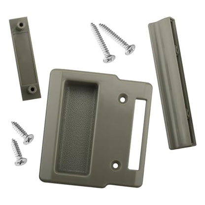 Stone Screen Hardware kit for Andersen Doors,Stone Sliding Screen Door Pull for Andersen A-Series Gliding and Hinged Patio Doors, Frenchwood Narroline, Perma-Shield(1982 to Present)