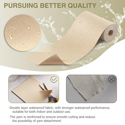 Gheeidau Canvas Repair Tape 4×70 Inch Waterproof Self-Adhesive Fabric Repair Patch for Repairing Boat Covers,Tents,Patio Umbrellas,Car Seats,Luggage,Sofas.(Smoky Grey) - color: Smoky Grey