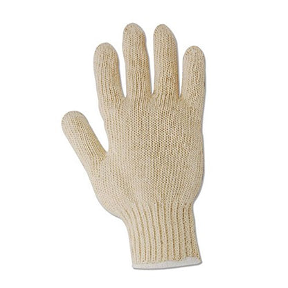 Magid Glove & Safety 93-COT Magid Knit Master 93COT Medium Weight 7-gauge Knit Gloves, 9, Natural , Men's (Fits Large) (Pack of 12)