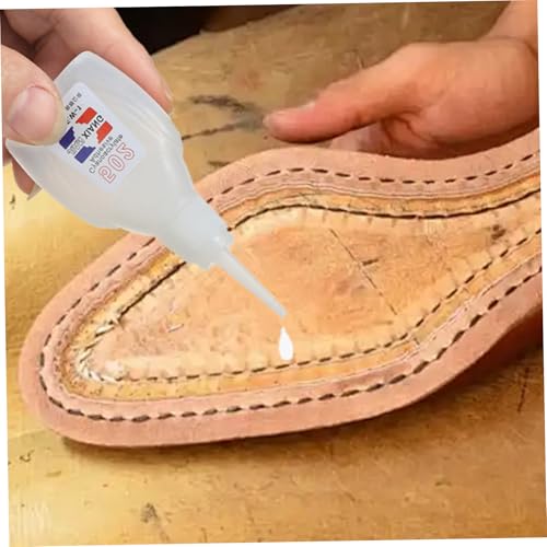 2Pcs Glue for Cuts, 30g Super Glue, Wood, Strong Quick-Drying Waterproof Multi-Purpose 502 for Wood, Plastic and Metal, Leather Repairing