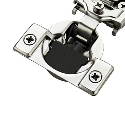 Ravinte 2 Pack 1 Pair 1/2 inch Overlay Soft Close Kitchen Cabinet Hinges Stainless Steel Adjustable Kitchen Hinges Satin Nickel Cabinet Hardware - size: 1/2 inch Overlay