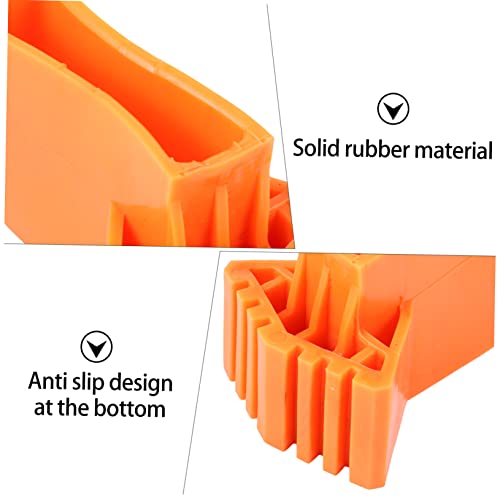 TEHAUX 4pcs Non Slips Ladder Feet Mats Rubber Ladder Foot Cushions Stair Grip Non Slip