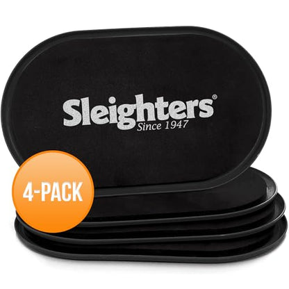 Carpet Sliders - Reusable 9.5" x 5.75" Moving Sliders for Carpet - Furniture Pads for Moving and Heavy Items - Large Furniture Sliders for Carpet - Easy to Use Floor Sliders (Pack of 4)