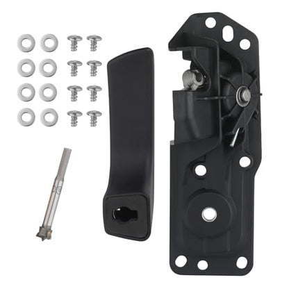 APPERFiT Interior Door Handle for Right Passenger Side Door Panel Compatible with 2007-2014 Chevy Chevrolet Silverado/GMC Sierra Truck 1500 2500 3500 Door Parts 20833602 20871483 - size: RH