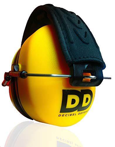 DECIBEL DEFENSE Professional Safety Ear Muffs 37dB NRR - The HIGHEST Rated & MOST COMFORTABLE Ear Protection for Shooting & Industrial Use - THE BEST HEARING PROTECTION...GUARANTEED (SAFETY YELLOW) - color: Safety Yellow, size: Regular