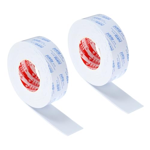 PATIKIL 2"W x 1/8"T x 16.4Ft EVA Single Sided Foam Tape, 2Pcs Multipurpose Sealing Strip Foam Waterproof Weather Stripping Foam Sealing Foam Strips with Adhesive for Door, White - color: White, size: 2"W x 1/8"T x 16.4Ft