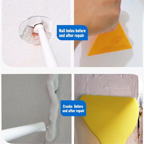 Drywall Patch Repair Kit: Wall Mending Agent for Holes & Cracks - Wall Repair Paste for Nail Holes, Dents & Small Damage-120G - color: 120G