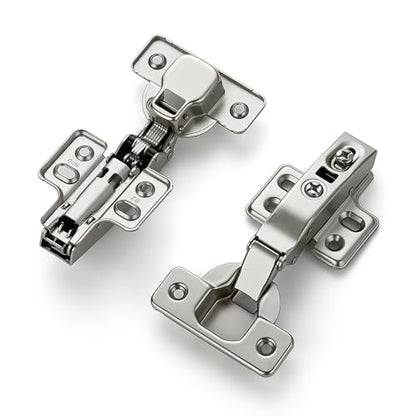 HOME EDIT 1 Pairs 2 Pack European Full Overlay Soft Close Cabinet Hinges Concealed Kitchen Cabinet Hinges Heavy-Duty Frameless Adjustable for Cupboard Hardware - size: Full Overlay