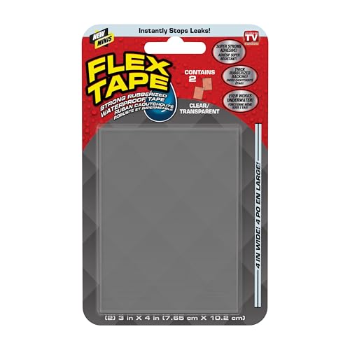 FLEX TAPE MINI CLR 2PK - size: Mini 3" X 4"