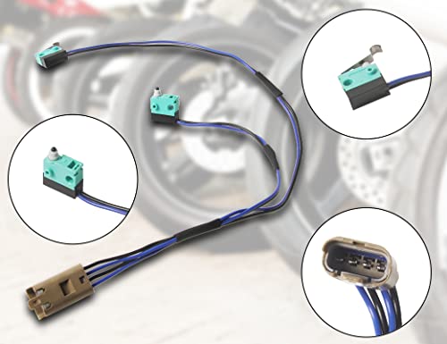 Door Handle Repair Kit Stainless Upgrade Microswitch Wiring Harness Compatible with Tesla Model S 2012-2020 Replace 1042845-00-A 1042845-00-B 1016009-00-C
