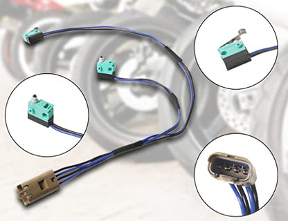Door Handle Repair Kit Stainless Upgrade Microswitch Wiring Harness Compatible with Tesla Model S 2012-2020 Replace 1042845-00-A 1042845-00-B 1016009-00-C