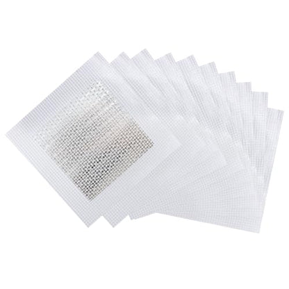 8PCS 6Inch Aluminum Wall Repair Patch, Self Adhesive Fiberglass Wall Hole Patch, Large Hole Patch Repair for Drywall, Sheet Rock - size: 6Inch