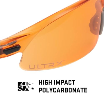 ULTRX Unisex Safety Glasses - color: Amber