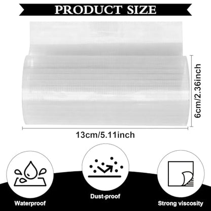 Engorgio RV Awning Repair Tape for Tarp,5 Inch x 30FT of 2 Roll, Boat Covers Repair,Tarp Repair,Tear Repair Patch Kit.