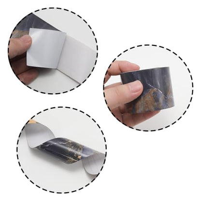 Lilaly 2 inches x 32 feet Wood Grain Repair Tape,Wood Grain Tape,Widely Used for Tables, Doors, Floor and DIY(Sapphire) - color: Sapphire