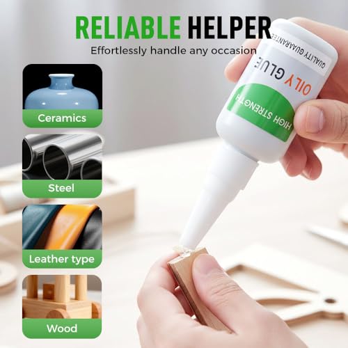 Welding High Strength Oily Glue, Oily Welding Super Glue for Metal, High-Temperature Resistant Strong Oily Glue for Plastic Repair, Multi-Surface Universal Oily Super Glue for Household Repair (3PCS) - color: 3PCS