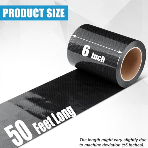 RV Underbelly Material RV Underbelly Tape, 6'' x 50' Waterproof Tape with Permanent Sealing Adhesive for Camper Travel Trailer, Mobile Home, Tear Repair Patch - size: 6 Inch x 50 Feet