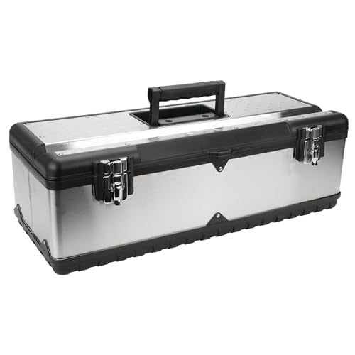 Performance Tool W54026 26-Inch Steel Tool Box With Removable Tote - size: 26", style: Steel Tool Box