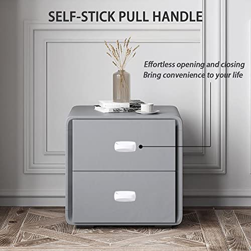 6 Pack Self-Stick Instant Cabinet Handle Pulls Drawer Pull Helper with Adhesive Sliding Door Handle Stick On Handle for Glass Windows Wardrobes Peel and Stick Knob Drill Free 6pcs/Set (White) - color: White