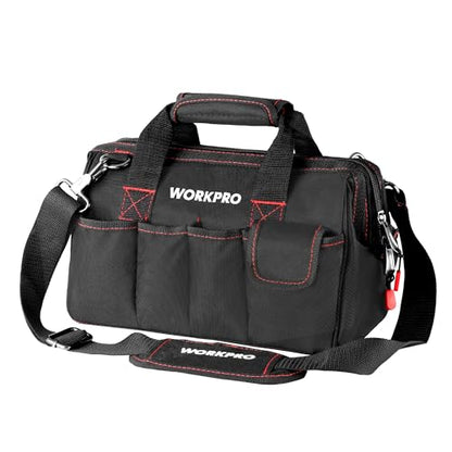 Workpro 12-inch Close Top Wide Mouth Storage Tool Bag, W081020A - size: 12"