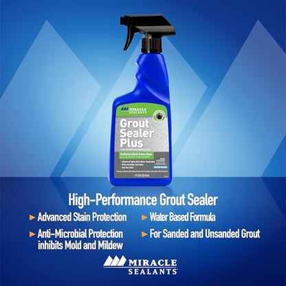 Miracle Sealants Grout Sealer Plus Invisible Penetrating Sealer Spray, 16 oz, 6 Pack - size: 16 Fl Oz (Pack of 6)