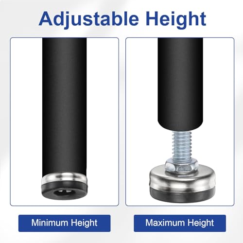 uxcell 5/16"-18 Thread Furniture Feet Levelers, 8Pcs 25.4x26mm LxW Adjustable Furniture Feet Screw in Threaded Leveling Leg Screw on Chair Foot Glides Leveling for Table Chair Silver - color: Silver, size: 5/16"-18 25.4x26mm