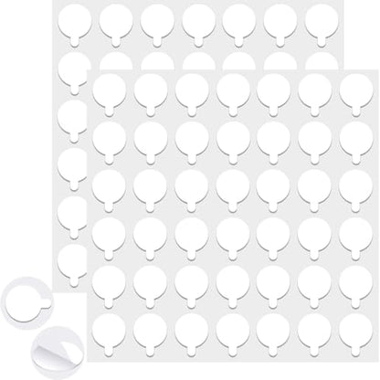 Strong Adhesive Dots Double Sided, Clear Museum Putty, Sticky Tack Glue Removable Mounting Putty for Wall Hanging, Crafts, Balloons, Poster, Museum, Decorations - size: 0.4"-84pcs