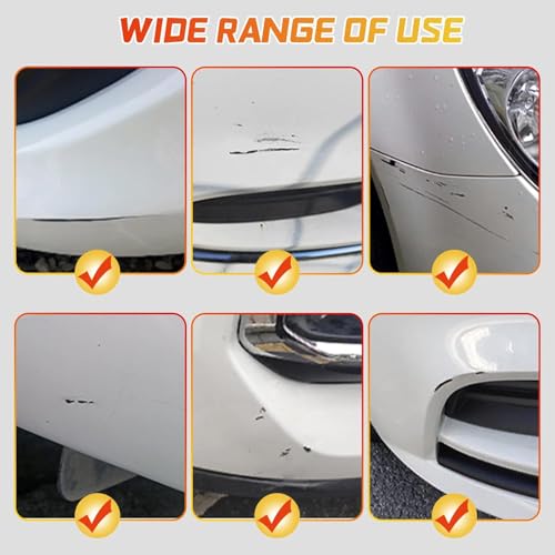 Touch Up Paint Pen for Cars, Car Paint Scratch Repair, 2-In-1 Car Touch Up Paint Fill Paint Pen, Quick & Easy Solution to Repair Minor Automotive Scratches 0.8 fl oz (White) - color: White