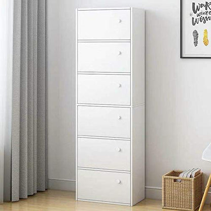 10PCS Drawer Knob Pull Handle White Wooden Cabinet Knobs for Home Office Kitchen Cupboard Dresser DIY - color: White