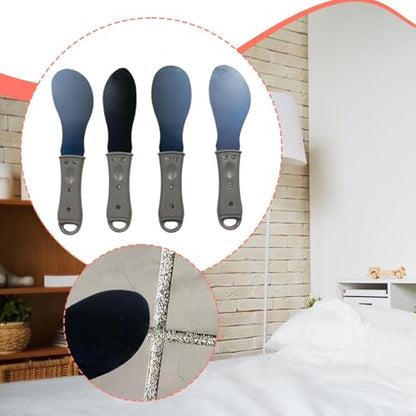 4 Pieces Metal Caulking Spreaders Smoothing Finisher Caulk Remover Caulk Finishing Tools for Baseboards Wall Joint Window