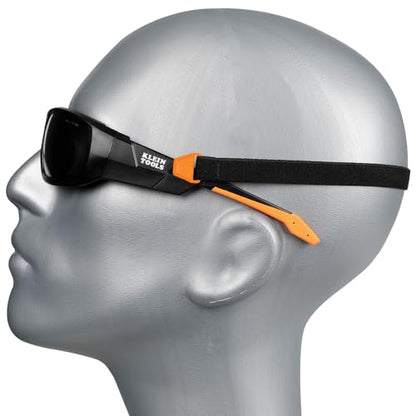 Klein Tools 60471 Safety Glasses, ANSI Z87.1+ Pro Full Frame Gasket Safety Glasses, Gray Lens, UV Protection, Anti-Fog, Scratch Resistant - size: Gasket, Gray