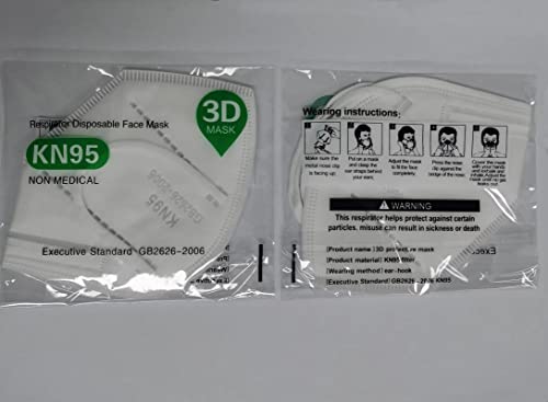 SAROULU 5-Layer Breathable Disposable KN95 Face Masks Respirator Cup Dust Safety Protection Mask - color: Grey-20