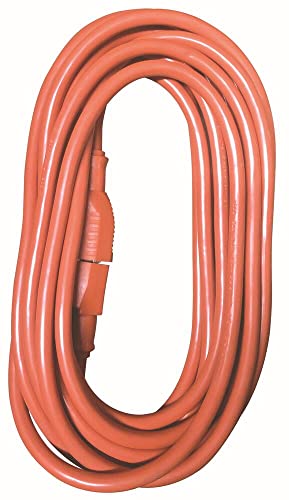 25' 12/3 Heavy-Duty Orange Outdoor Extension Cord