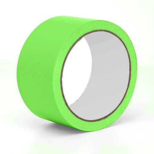 Reniteco Fresh Green Duct Tape- 2 inches x 10 Yards, Waterproof & All-Weather, No Residue, UV Resistant, Heavy Duty for Car, Home & Outdoor Repairs, 1 Roll - color: Fresh Green, size: 2in*10yard