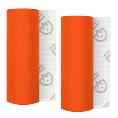 GEAR AID Tenacious Tape 3” x 20” Micro-Ripstop Fabric Gear Repair Tape, Fix Holes and Rips in Puffy Jackets, Rain Gear, Tents, Sleeping Bags and Outdoor Equipment, Orange, 2 Rolls - color: Orange, style: 3" × 20" (2 Rolls)