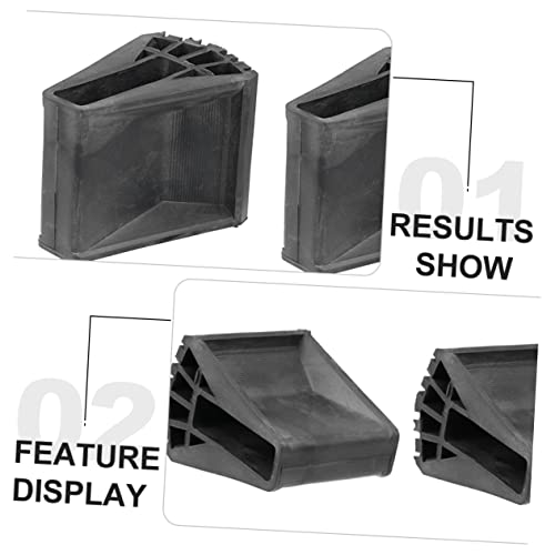 4pcs Non-Slip Ladder Foot Covers Folding Mats Slip Stair Treads for Indoor Outdoor