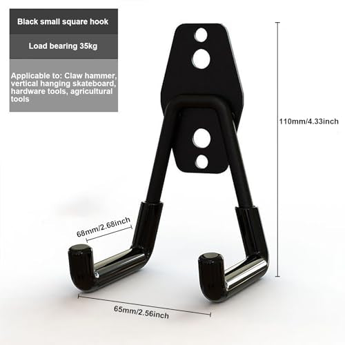 Garage Hook Tool Ladder and Bicycle Wall Mount Storage Rack Heavy Duty Hook Small BLC390-03 - size: Large(2.68*2.56*4.33 inch)