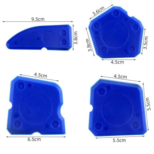 8 PCS Silicone Caulking Tools, Sealant Grout Finishing Kit for Bathroom Kitchen, Caulk Smoothing Tool Set, Grout Tool for Tile and Grout Smoothing