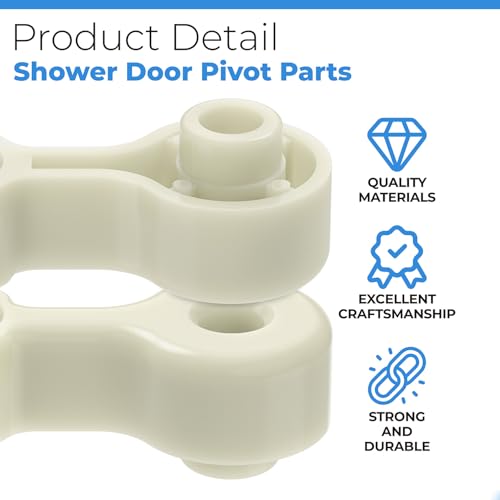 PalpitateC Shower Door Pivot Bushing fit for Framed Swing Shower Doors, 1871 Plastic Pivot Bushing Kit, Shower Door Replacement Parts - 1 Pack - size: #Sdpb1871